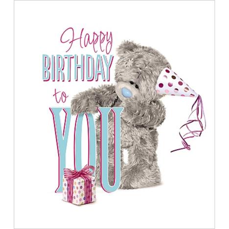 Happy Birthday Photo Finish Me to You Bear Card £1.89
